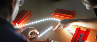 COE Interiors - light ceiling innovation at Valenciennes Petite Forêt (Ref 160965)