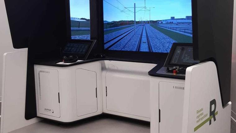 Driving simulator for Réseau express métropolitain (REM), Canada