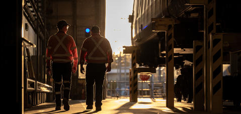 Alstom employee at Alstom site in Wulkuraka, Queensland in Australia