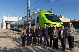 First trains Catalonia team
