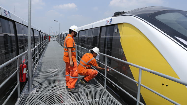 System maintenance for Bangkok Pink and Yellow monorail lines, Thailand