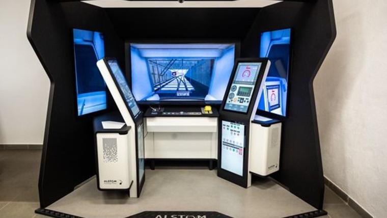 Driving simulator for Barcelona Metro, Spain