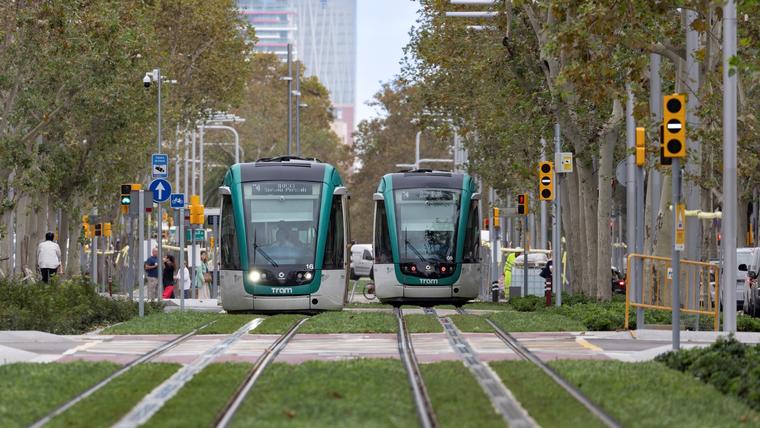 Catenary-free technology in Barcelona's tramway connection